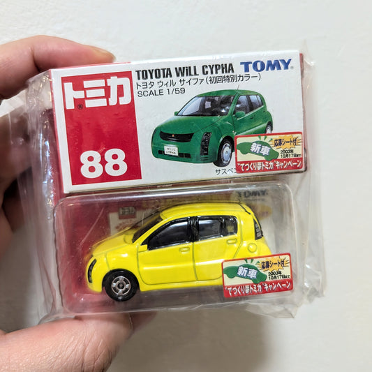 Tomica 2003 Oct #88 Toyota WiLL Cypha set of 2