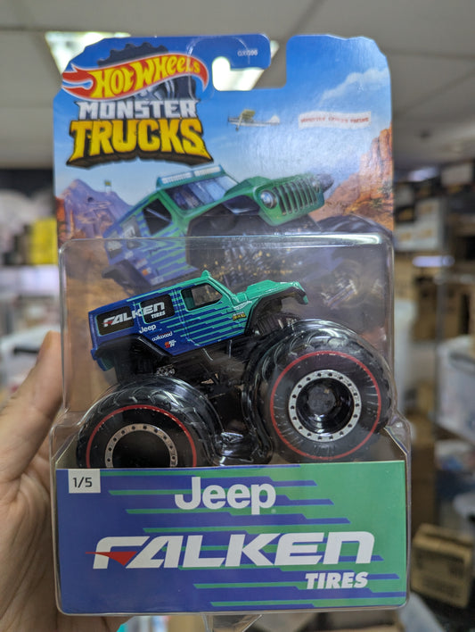 Hot Wheels Monster Trucks Jeep Falken Tires