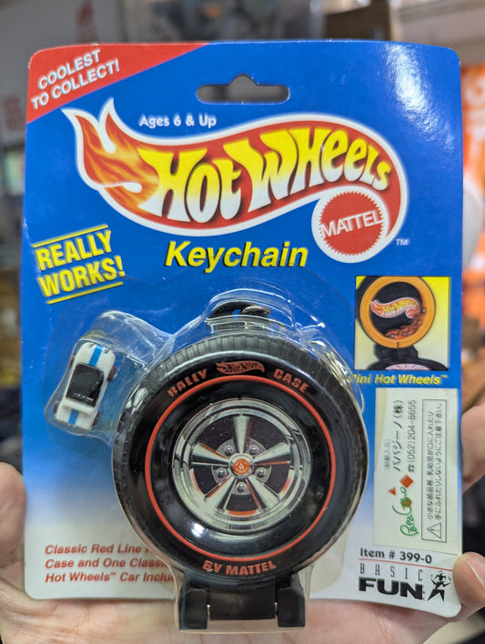 Hot Wheels Keychain With Mini Hot Wheel Jack Rabbit Special