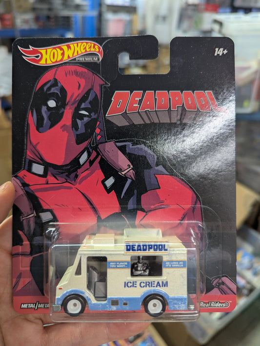 Hot Wheels Pop Culture Deadpool Ice Cream Truck