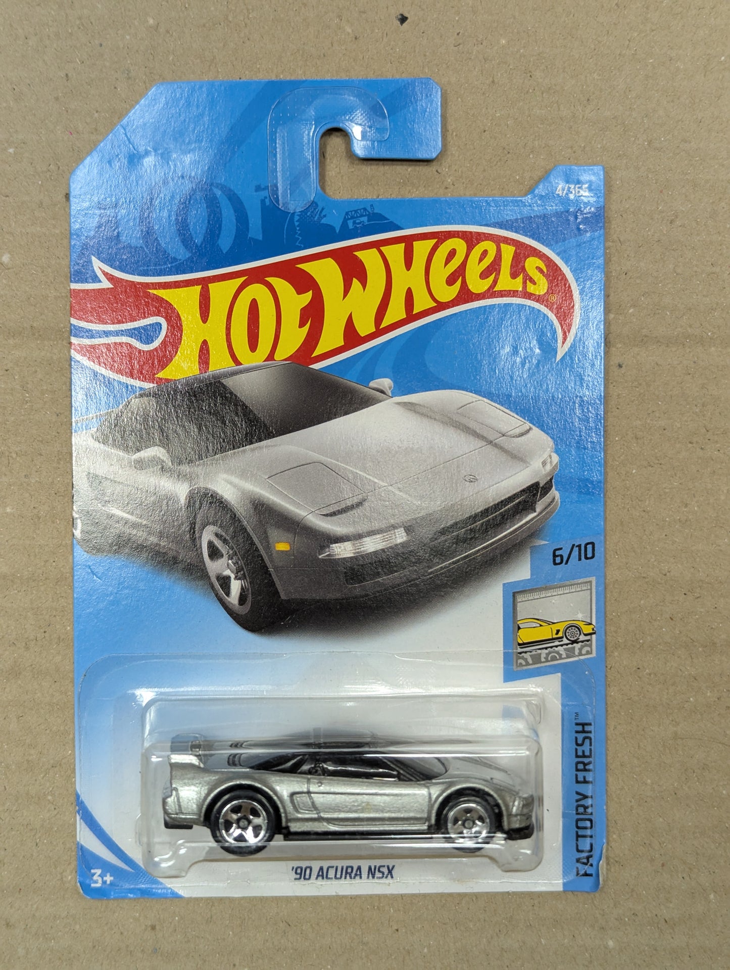 Hot Wheels 2018 '90 Acura NSX Silver