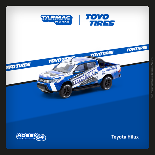 Tarmac Works 1:64 Scale Toyota Hilux  Toyo Tires