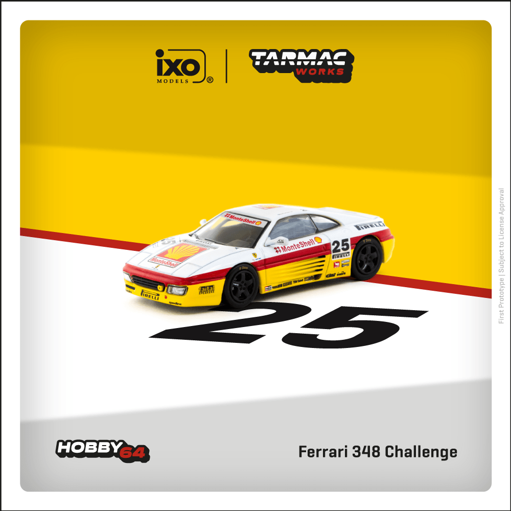 Tarmac Works 1:64 Ferrari 348 Challenge  Italian GT 1994 Oscar Larrauri