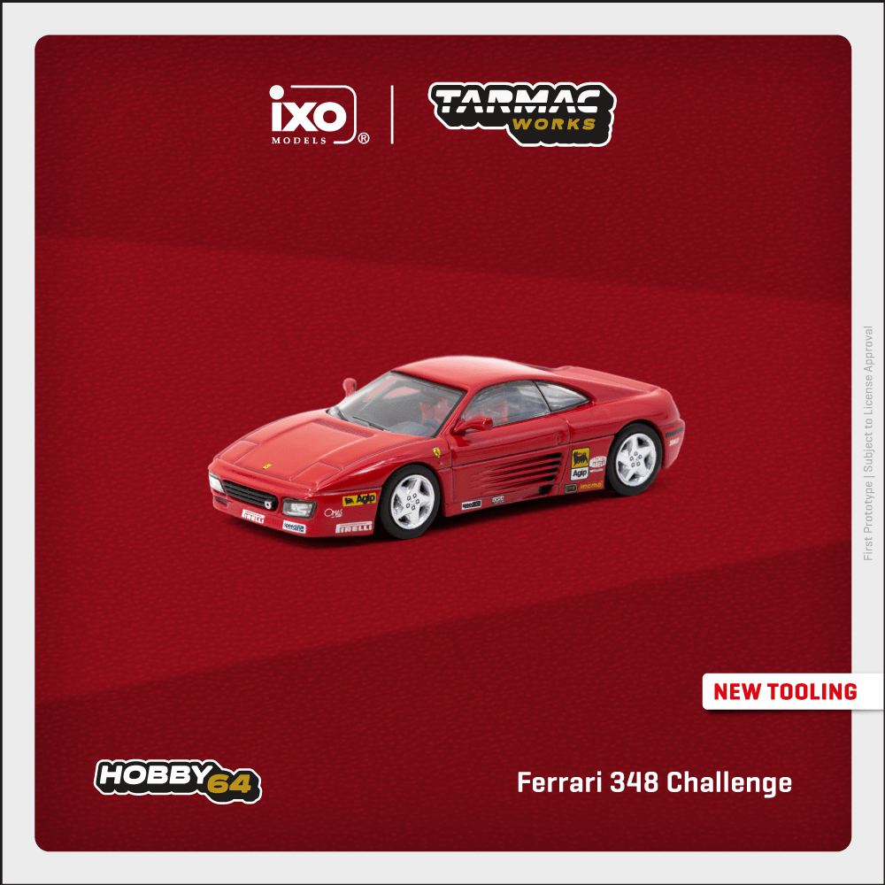 Tarmac Works 1:64 Ferrari 348 Challenge Presentation