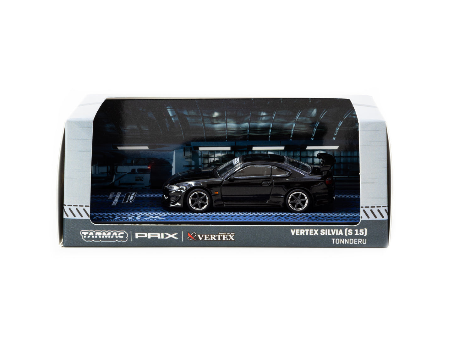 Tarmac Works x PRIX limited edition 1:64 Scale VERTEX Nissan Silvia (S15), TONNDERU