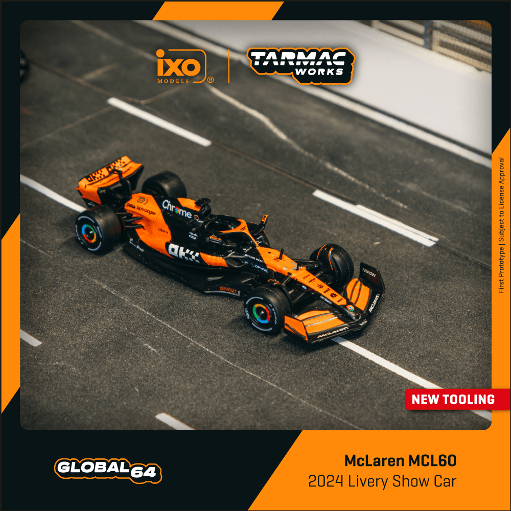 Tarmac Works 1:64 Scale McLaren MCL60  2024 Livery Show Car