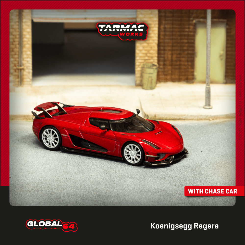 Tarmac Works 1:64 Scale Koenigsegg Regera Red Metallic