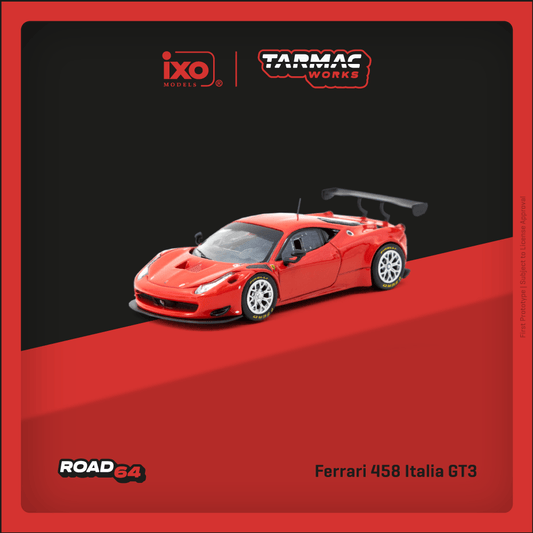 Tarmac Works 1:64 Ferrari 458 Italia GT3 Red T64R-074-RE