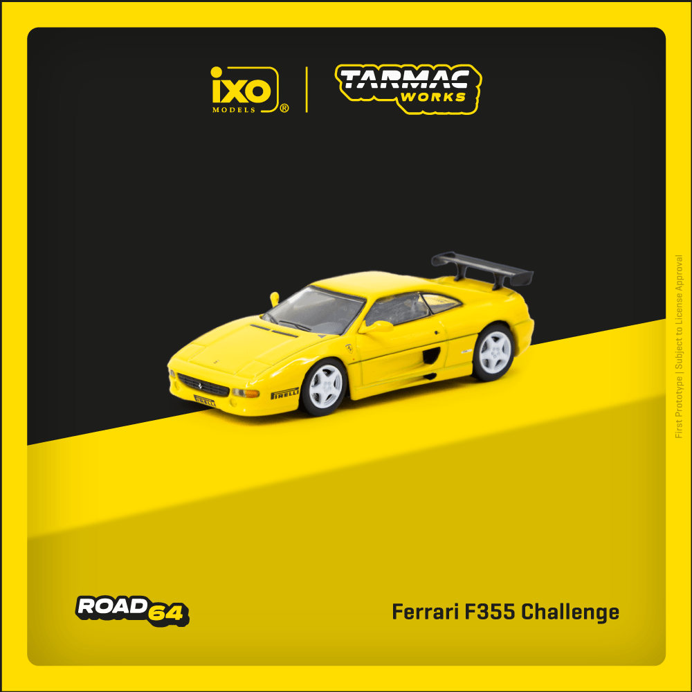 Tarmac Works 1:64 Ferrari F355 Challenge Yellow