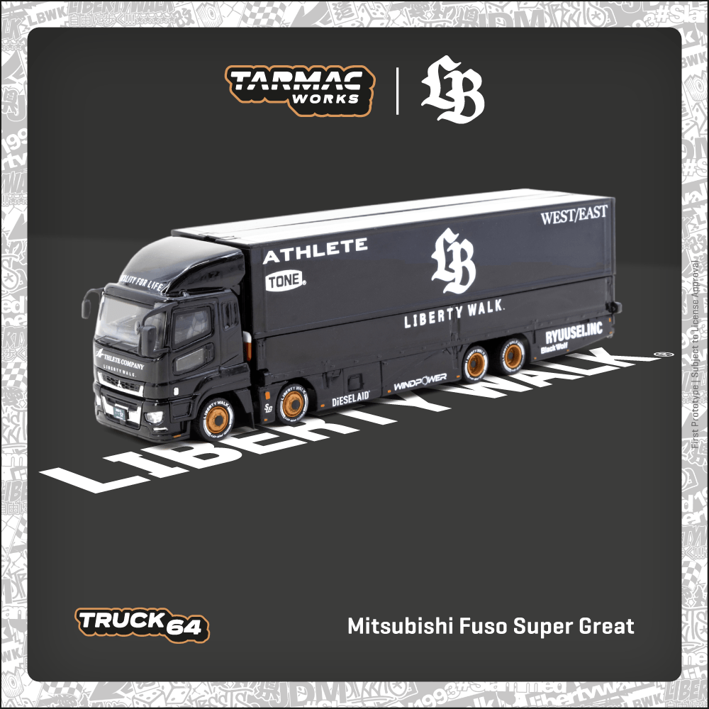 Tarmac Works 1:64 Scale Mitsubishi Fuso Super Great LB-TRUCKS