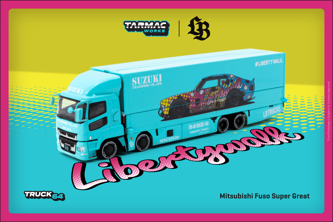 Tarmac Works 1:64 Scale Mitsubishi Fuso Super Great LB-TRUCKS