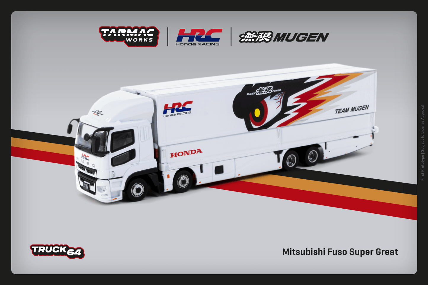 Tarmac Works 1:64 Scale Mitsubishi Fuso Super Great TEAM MUGEN