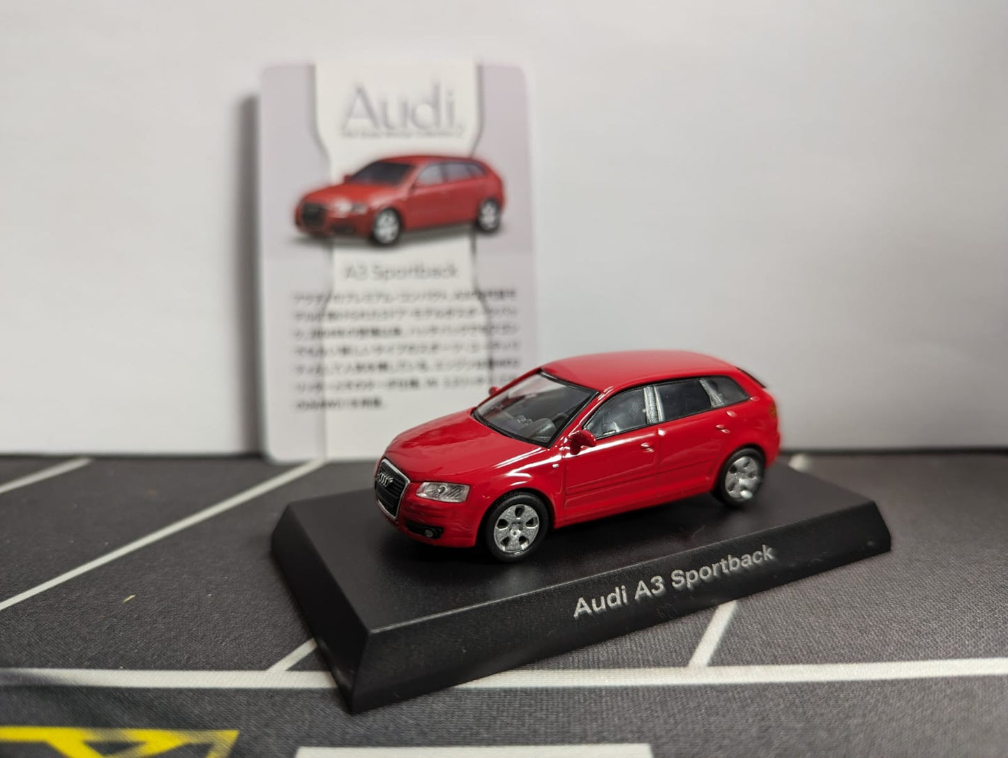 Kyosho 1:64 Scale Audi Mini Car Collection 2 Audi A3 Sportback Red