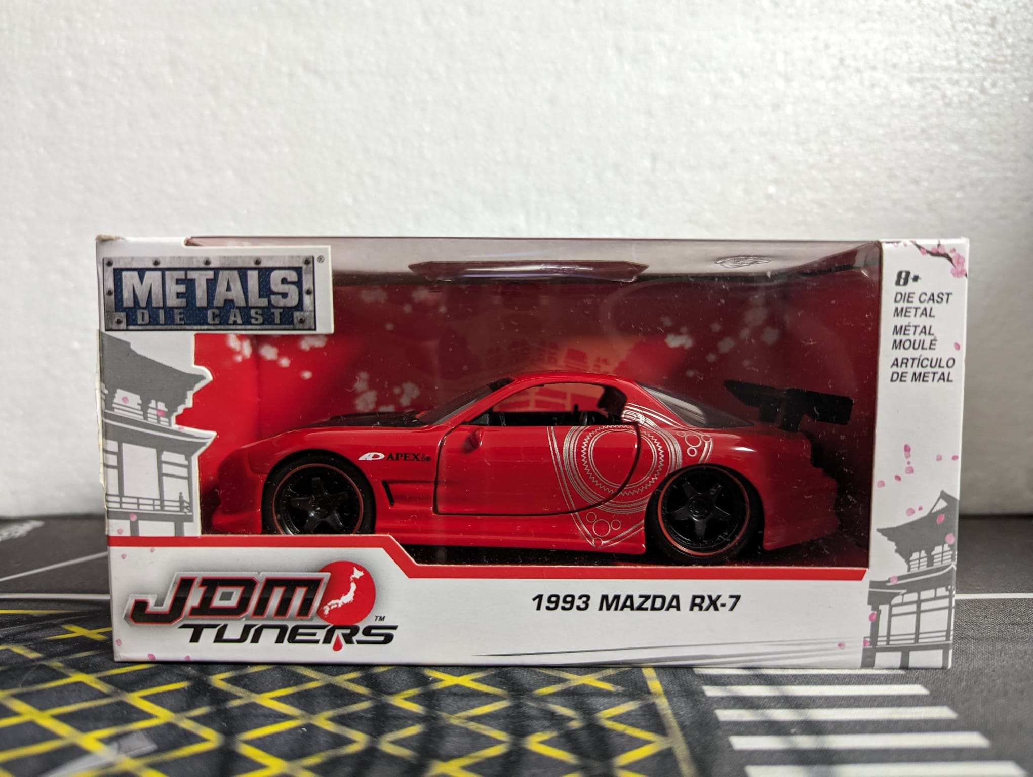 Jada Toys 1:32 JDM Tuners 1993 Mazda RX-7 – Mobile Garage HK