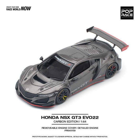 Pop Race 1:64 HONDA NSX GT3 EVO22 Carbon Edition