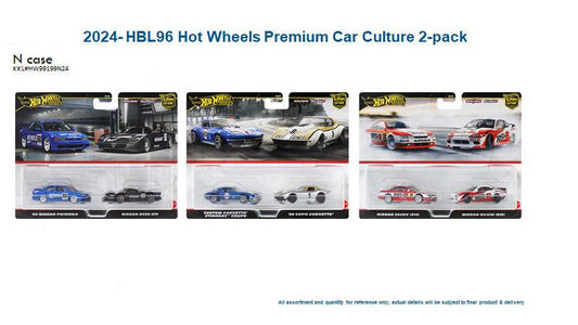 Hot Wheels 2 Pack Set 2024 HBL96 956N case