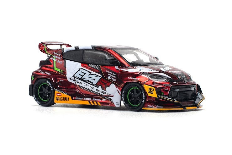 Pop Race 1:64 EVA RT PRODUCTION MODEL-02 GOODRIDE GR YARIS