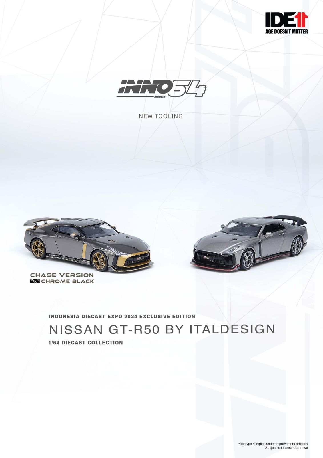 Inno64 1/64 IDE 2024 Nissan GT-R50 by Italdesign