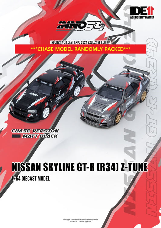 Inno64 1/64 IDE 2024 Nissan Skyline GT-R R34 Z-tune