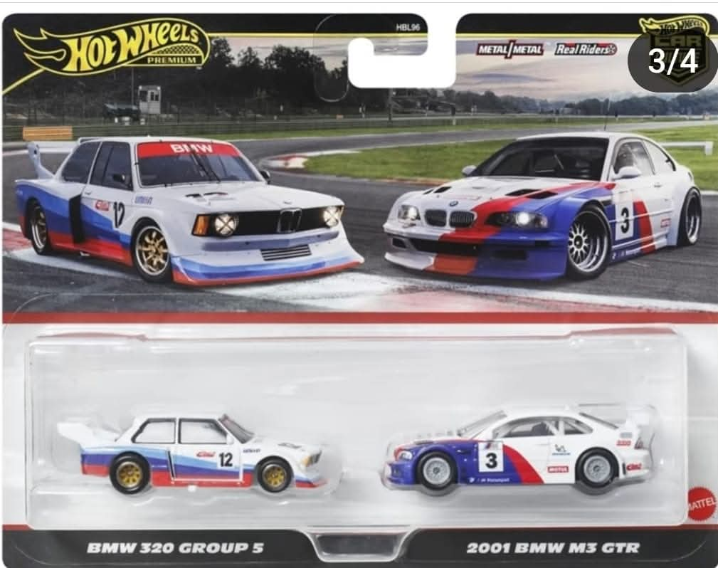 Hot Wheels 2 Pack Set 2025 HBL96 956R case