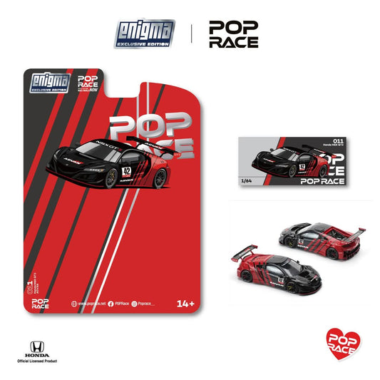 Pop Race x Enigma 1/64 Honda NSX GT3 EVO22 - ADVAN