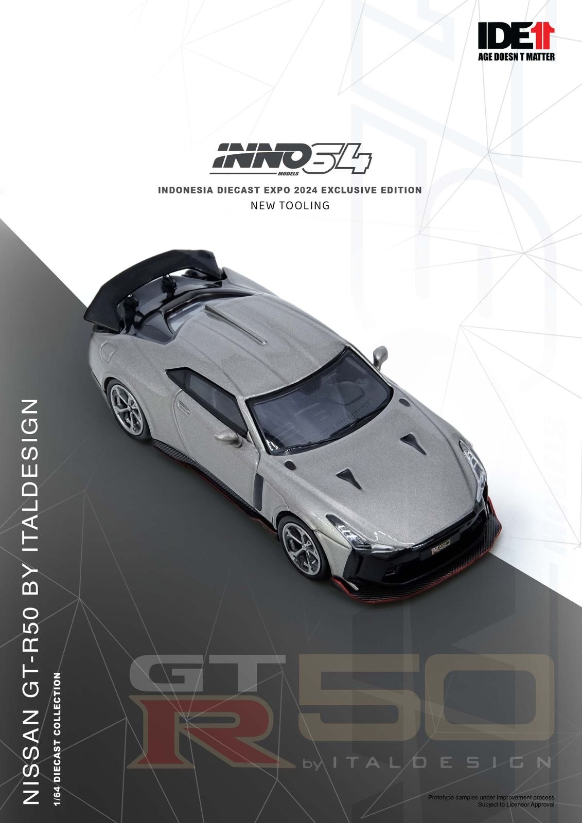 Inno64 1/64 IDE 2024 Nissan GT-R50 by Italdesign