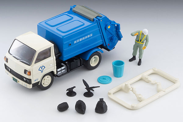 Tomica Limited Vintage Neo LV-N343a Mitsubishi Fuso Canter Cleaning Truck (White/Blue)