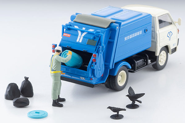 Tomica Limited Vintage Neo LV-N343a Mitsubishi Fuso Canter Cleaning Truck (White/Blue)