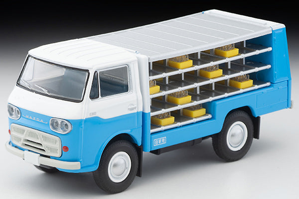 Tomica Limited Vintage LV-210a Mazda E2000 bottle car (white/light blue)