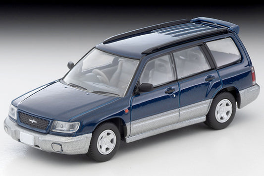 Tomica Limited Vintage Neo LV-N328a Subaru Forester C/20 (navy/gray) 1997 model