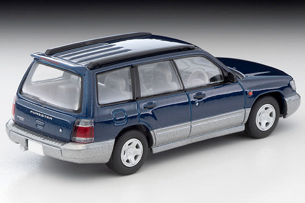 Tomica Limited Vintage Neo LV-N328a Subaru Forester C/20 (navy/gray) 1997 model