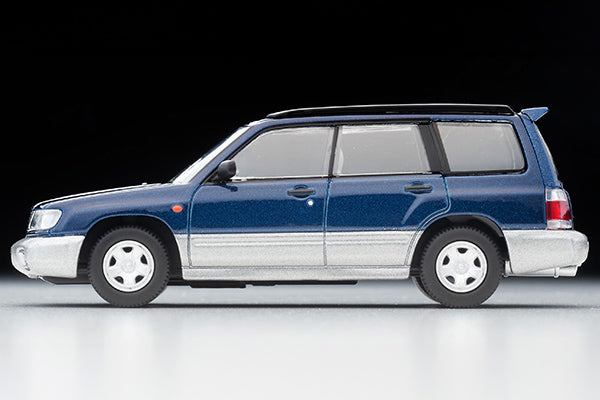 Tomica Limited Vintage Neo LV-N328a Subaru Forester C/20 (navy/gray) 1997 model