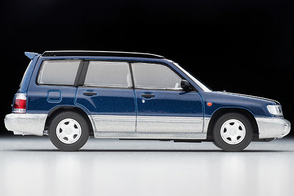 Tomica Limited Vintage Neo LV-N328a Subaru Forester C/20 (navy/gray) 1997 model