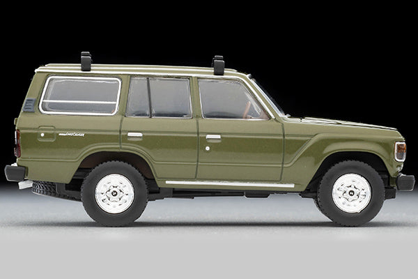 Tomica Limited Vintage Neo LV-N279e Toyota Land Cruiser 60 (Olive) Canoe, Figure Included