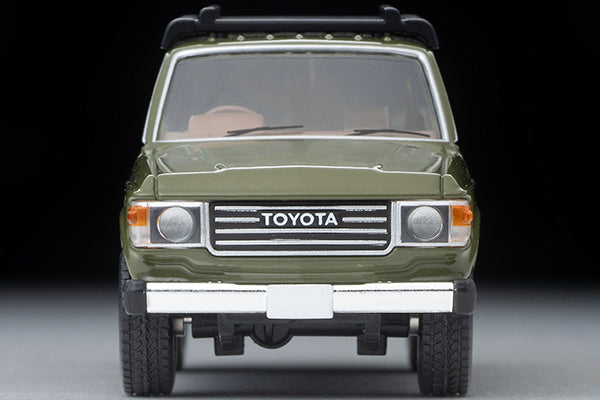 Tomica Limited Vintage Neo LV-N279e Toyota Land Cruiser 60 (Olive) Canoe, Figure Included