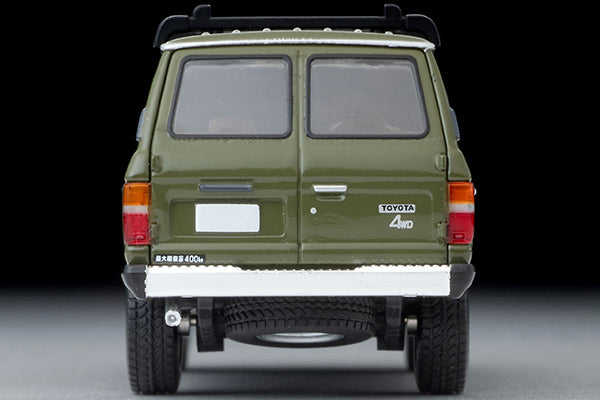 Tomica Limited Vintage Neo LV-N279e Toyota Land Cruiser 60 (Olive) Canoe, Figure Included