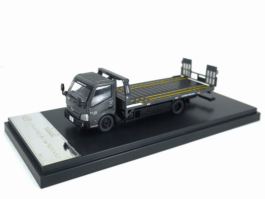 GCD #48 Hino 300 Flatbed Tow Truck 1:64 Scale  (Black) KS020-48