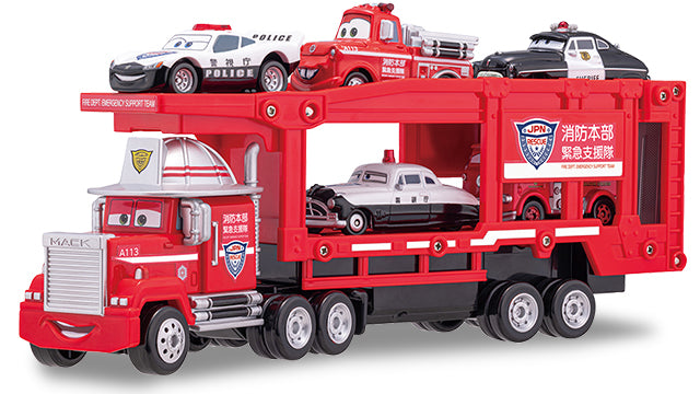 Tomica Disney Cars  Rushing to the scene! Rescue Carrier Car Mac