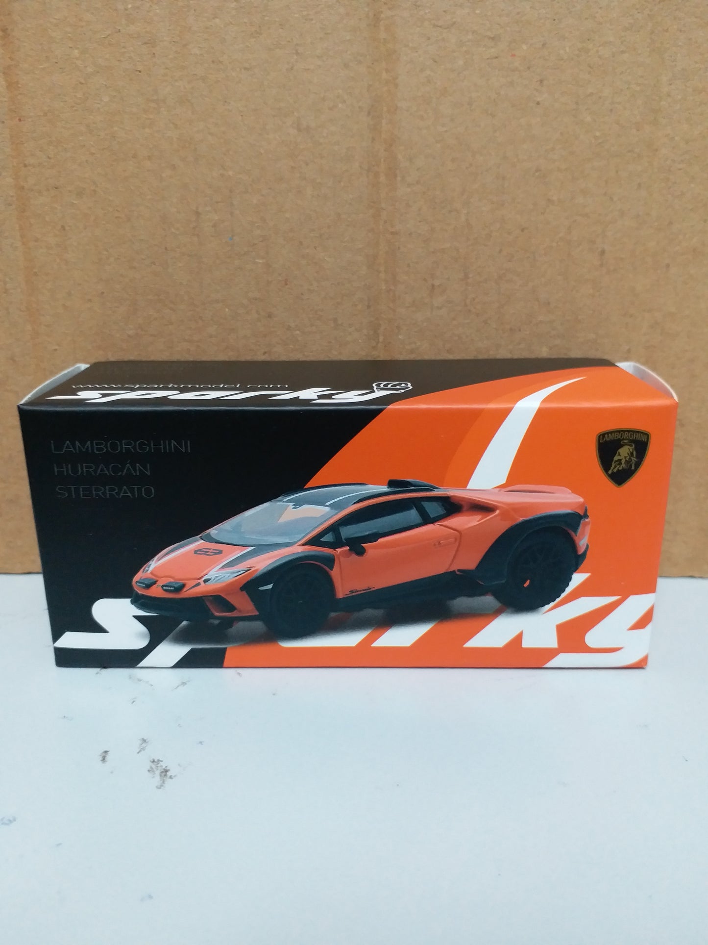 SPARKY X Tiny 1/64 Lamborghini Huracán Sterrato Combo Set - White & Orange