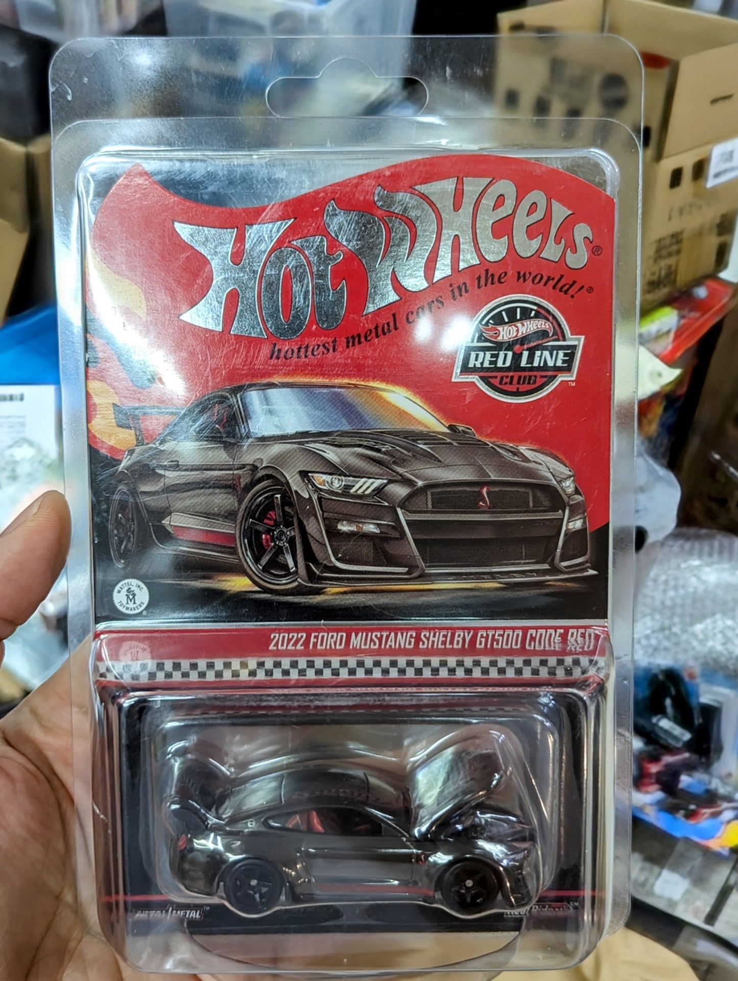 Hot Wheels RLC 2022 Ford Mustang Shelby GT500 Code Red