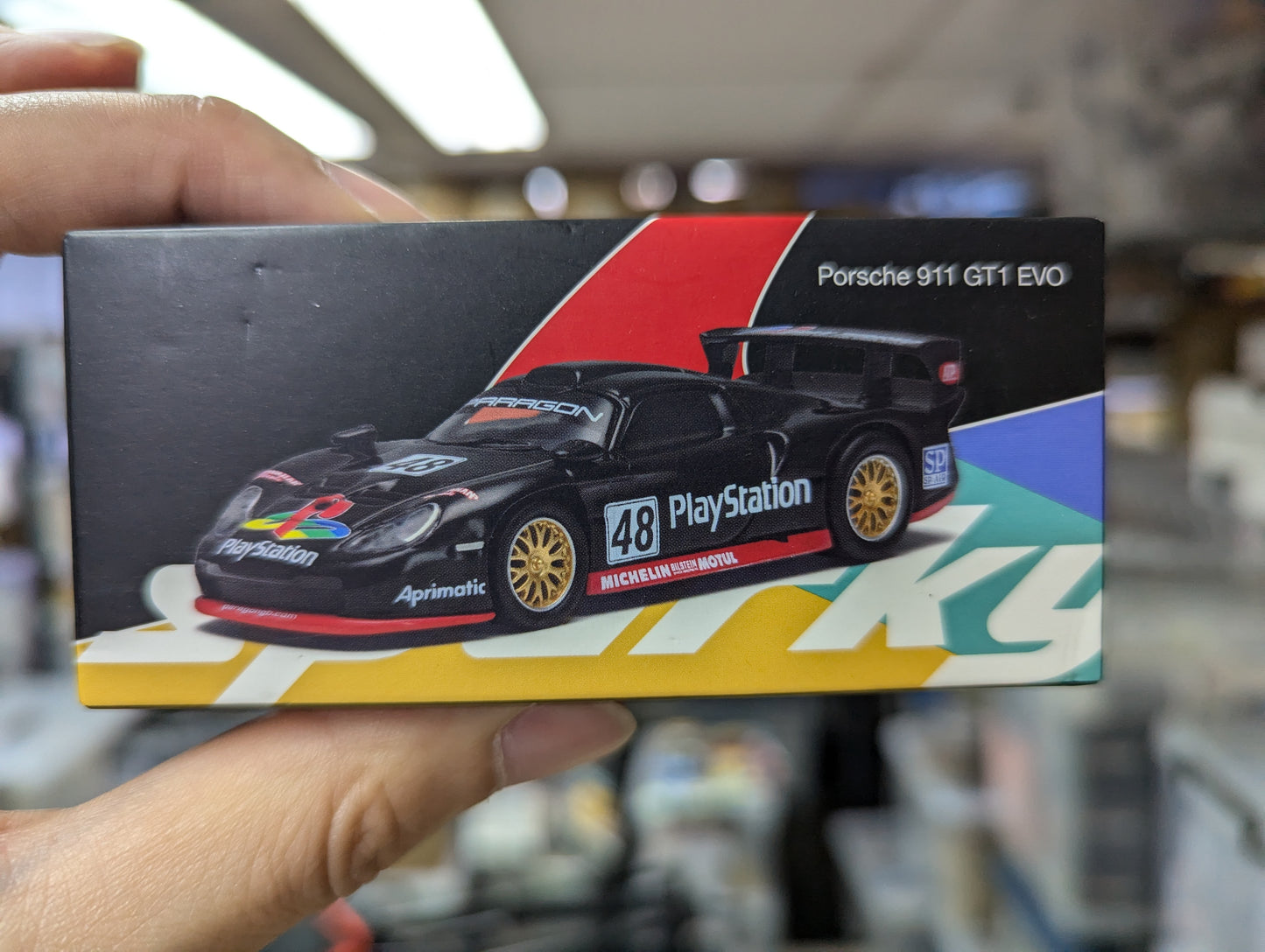 [Open Box] SPARKY 1/64 Porsche GT EVO PlayStation (ACG 2024 HK Exclusive)