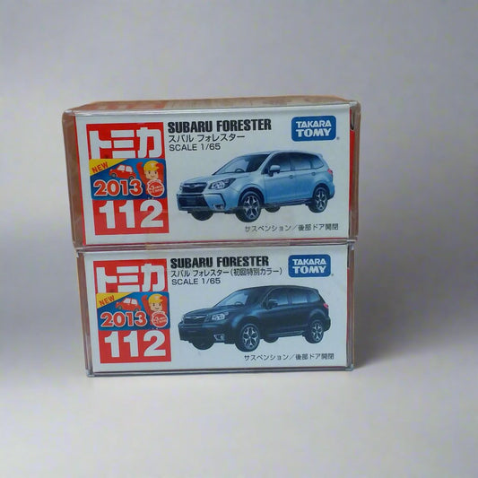 TOMICA #112 Subaru Forester Set of 2 2013