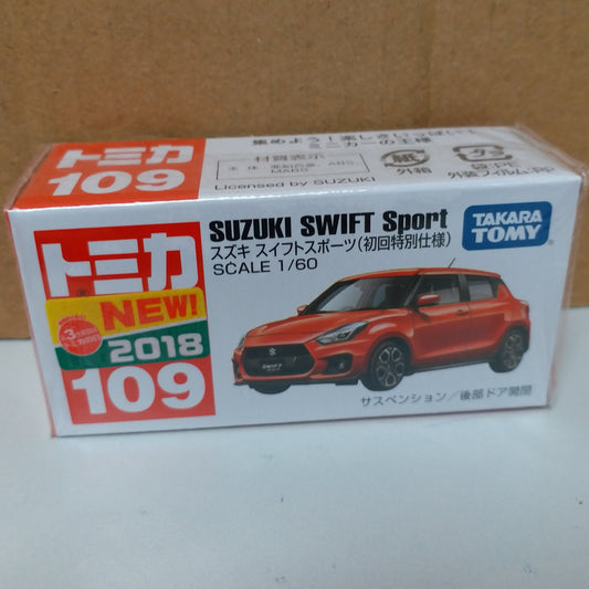 TOMICA #109 Suzuki SWIFT Sport
