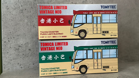 Tomica Limited Vintage Neo TLV-N Hong Kong Exclusive Toyota Coaster Hong Kong Mini Bus