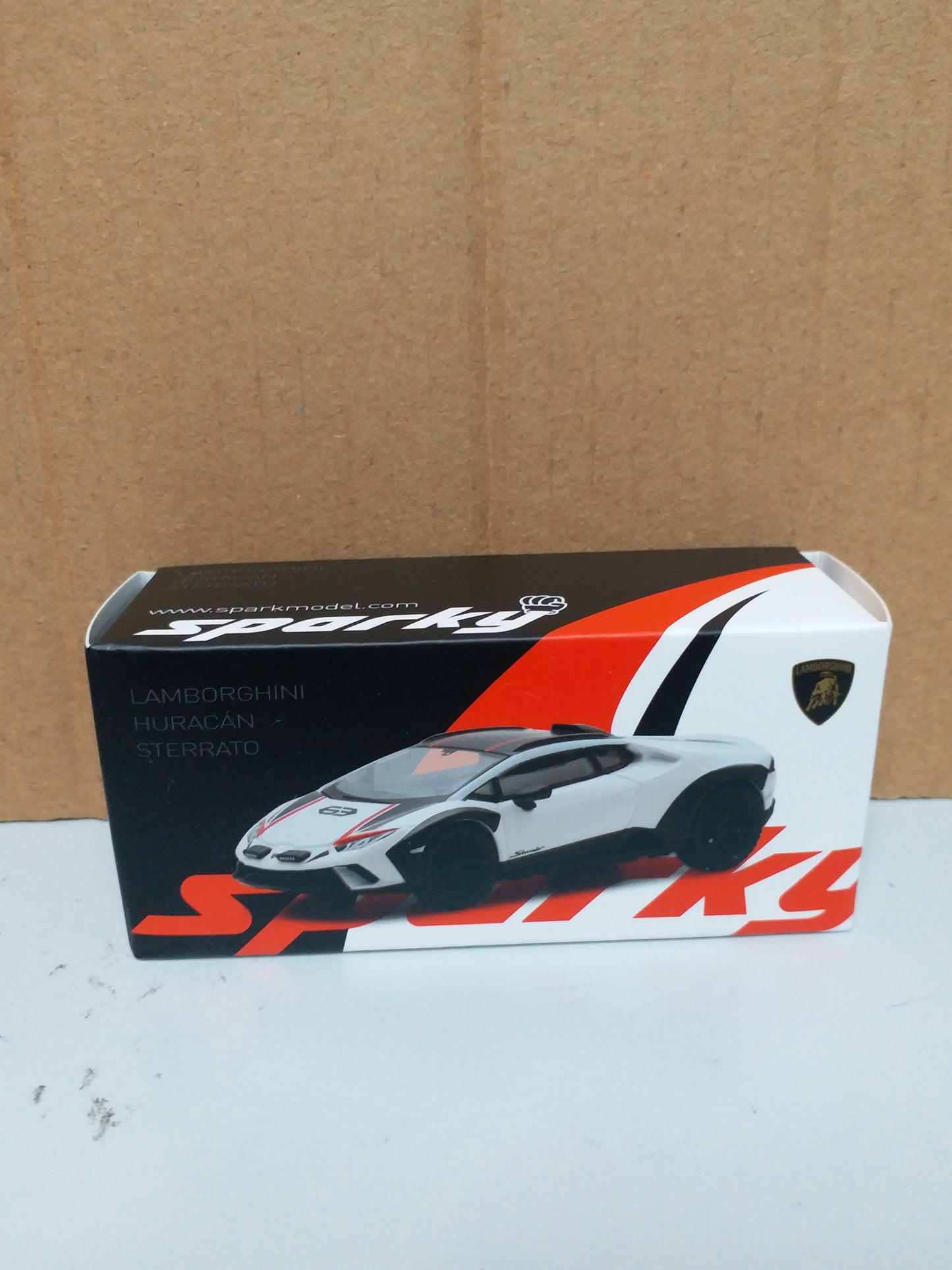 SPARKY X Tiny 1/64 Lamborghini Huracán Sterrato Combo Set - White & Orange