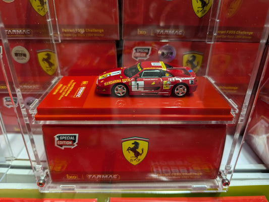 Tarmac Works x Hong Kong Toycar Salon 2024 Ferrari F355 Challenge Macau Super Car Race 1994 Winner