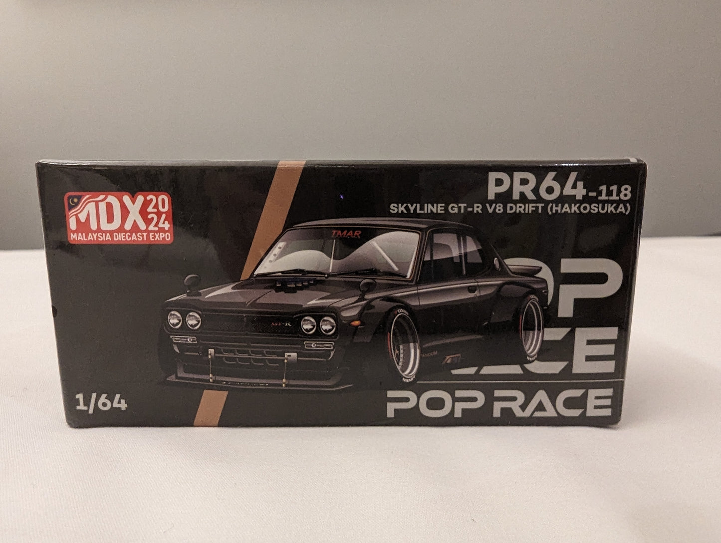 Pop Race 1/64 Skyline GT-R V8 Drift (Hakosuka) MDX24 exclusive