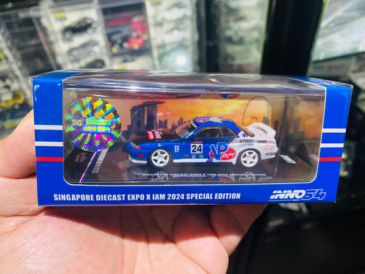 Inno64 NISSAN GT-R (R34) Singapore Diecast Expo 2024 exclusive