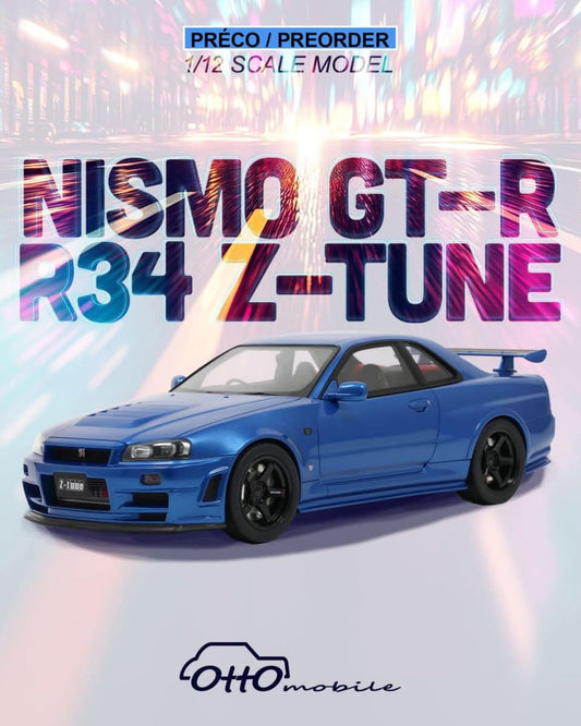 [Included shipping] OTTO Mobile G082 1:12 scale NISSAN SKYLINE R34 GTR NISMO Z-TUNE