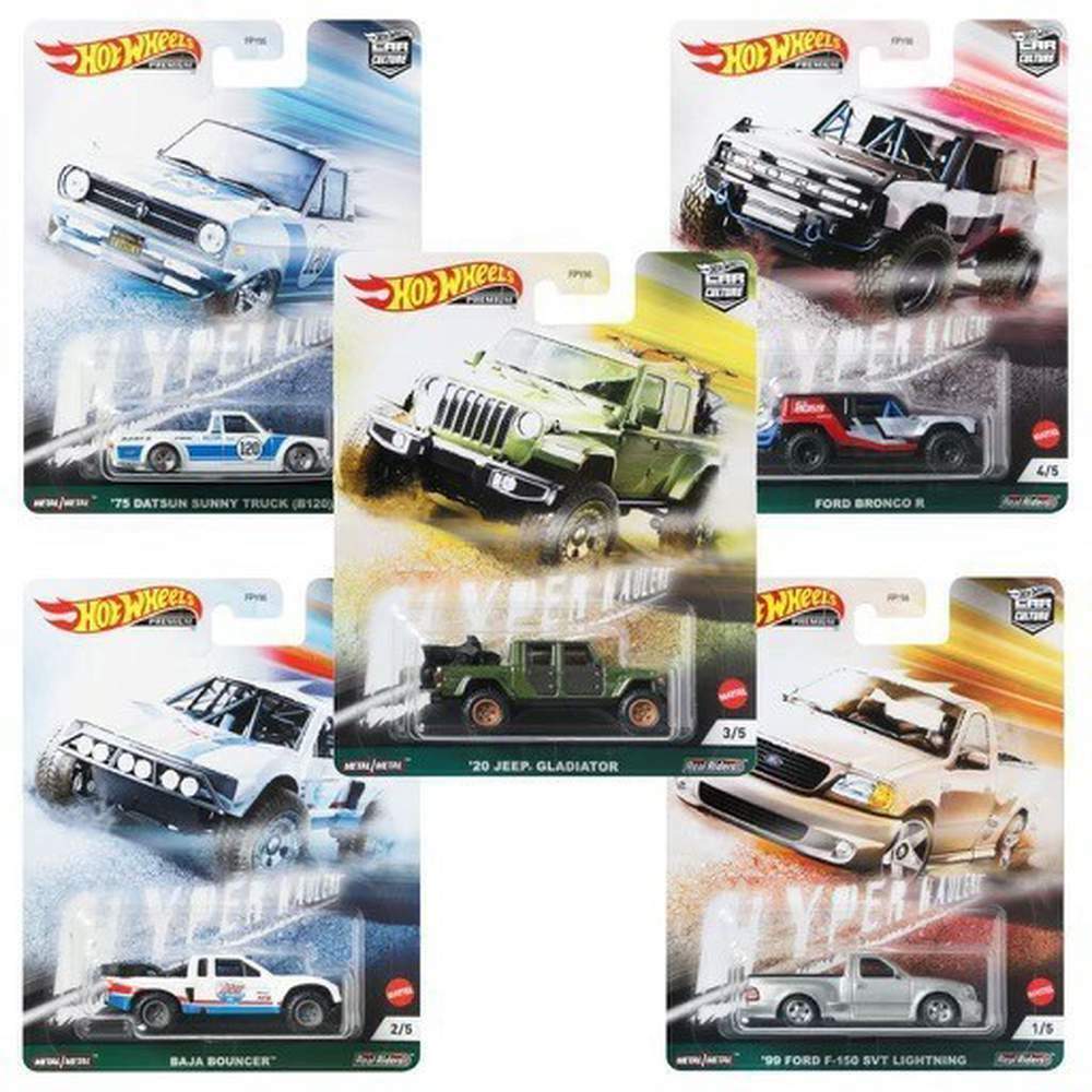 Hot Wheels Car Culture 2021 FPY86-954F Hyper Haulers Set of 5pcs